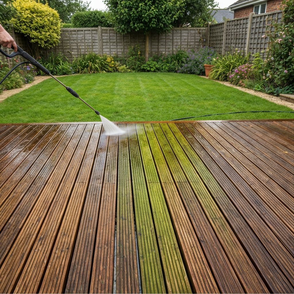 Decking Cleaning service in Purley